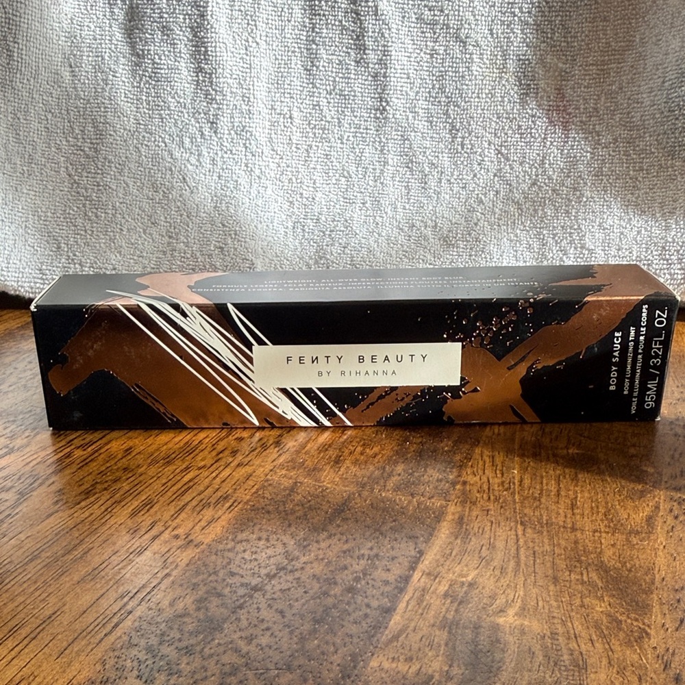 FENTY Beauty Body Sauce in “Chocolate Reign”